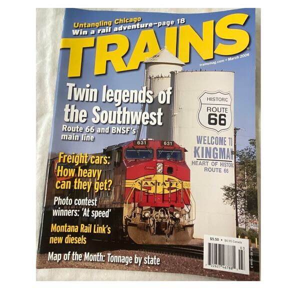 Vtg Lot 3 Trains Jan Feb Mar 2006 Magazine Track Railroad Engineer Locomotive - Picture 7 of 9
